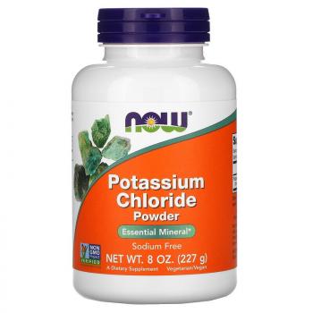 Now Foods Potassium Chloride Powder (Порошок хлорида калия) 227 г