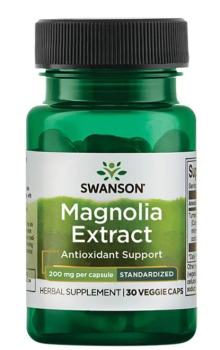 Swanson Magnolia Extract (Экстракт Магнолии - стандартизированный) 200 мг 30 вег капсул