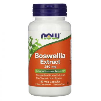 Now Foods Boswellia Extract (Экстракт босвеллии) 250 мг 60 капсул