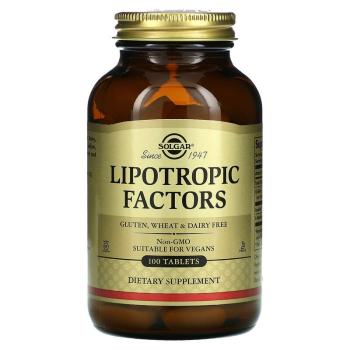 Solgar Lipotropic Factors (Липотропные факторы) 100 таблеток.