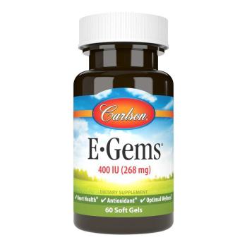 Carlson E Gems (Витамин Е) 400 МЕ 268 мг 60 гелевых капсул