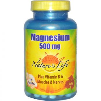 Nature's Life Magnesium (Магний) 500 мг 100 капсул