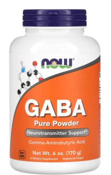 NOW GABA Pure Powder (ГАМК чистый порошок) 170 г