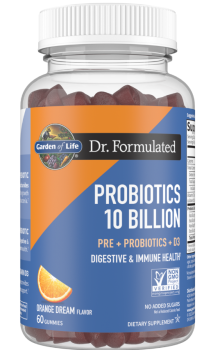 Garden Of Life Probiotics 10billion (пробиотики на 10 миллиардов КОЕ) апельсин 60 мармеладок, срок годности 01/2024