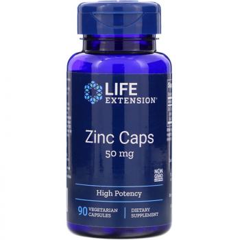 Life Extension Zinc High Potency (Цинк высокая эффективность) 50 мг 90 капсул