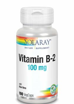 Solaray B-2 (Витамин B-2 рибофлавин) 100 мг 100 капсул