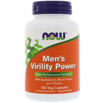 NOW Men's Virility Power (Мужская Сила) 120 вегетарианских капсул