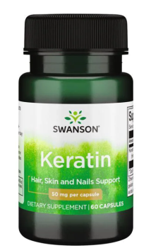 Swanson Keratin (Кератин) 50 мг 60 капсул
