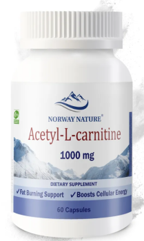 Norway Nature Acetyl L-Carnitine 1000 мг 60 капсул