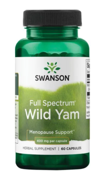 Swanson Full Spectrum Wild Yam (Полный спектр дикого ямса) 400 мг 60 капсул