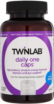 Twinlab Daily One Caps With Iron (Витаминный комплекс с железом) 180 капсул