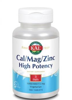 KAL Calcium Magnesium Zinc (Кальций Магний Цинк) 100 таблеток
