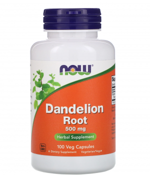 Now Foods Dandelion Root (Корень одуванчика) 500 мг 100 вег. капсул