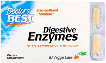 Doctor's Best Пищеварительные ферменты (Digestive Enzymes) 10 капсул