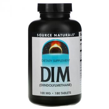 Source Naturals DIM (дииндолилметан) 100 мг 180 таблеток