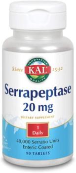 KAL Serrapeptase (серрапептаза) 20 мг 90 таблеток