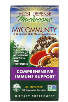 Fungi Perfecti MyCommunity A 17 Species Multi Mushroom Complex (Комплекс 17 видов грибов (иммунная защита) 120 капсул