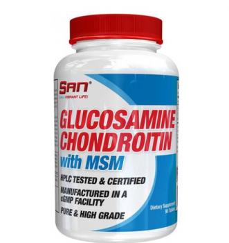SAN Glucosamine Chondroitin MSM (Глюкозамин и хондроитин МСМ) 90 таблеток