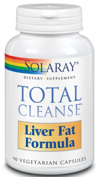 Solaray Total Cleanse Liver Fat Formula (Формула для полного очищения печени от жира) 90 капсул
