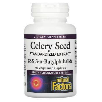 Natural Factors Celery Seed (семена сельдерея) 60 капсул