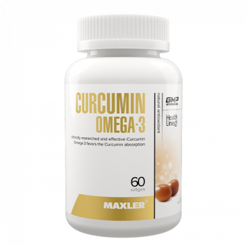 Maxler Curcumin Omega 3 (Куркумин с Омега 3) 60 капсул