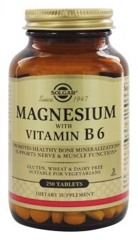 Solgar Magnesium with Vitamin B6 250 таблеток