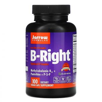 Jarrow Formulas B-Right (Комплекс витаминов группы B) 100 вегетарианских капсул