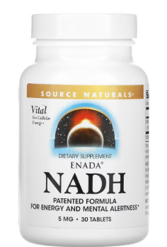 Source Naturals ENADA NADH (ЭНАДА-НАДН) 5 мг 30 таблеток