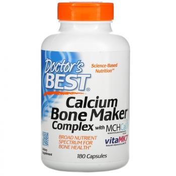 Doctor's Best Calcium Bone Maker комплекс с MCHCal и VitaMK7 180 капсул