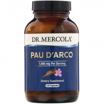 Dr. Mercola  Pau D'Arco (кора муравьиного дерева) 1000 мг 120 капсул срок годности 06/2023