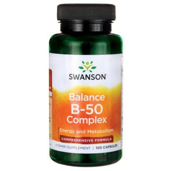 Swanson Balance B-50 Complex (Витамины группы В) 100 капсул