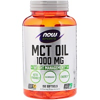 NOW MCT Oil 1000 мг 150 капсул