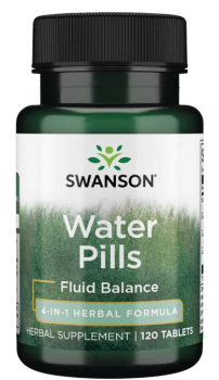 Swanson Water Pills (Способствует балансу жидкости) 120 таблеток