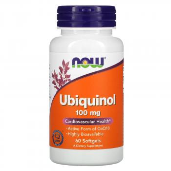NOW Ubiquinol (Убихинол) 100 мг 60 капсул