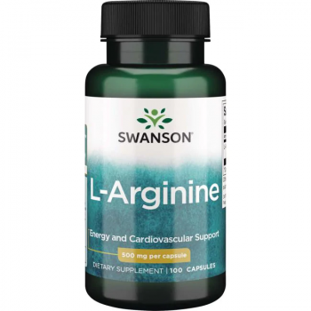 Swanson L-Arginine (L-Аригинин) 500 мг 100 капсул