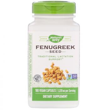 Nature's Way Fenugreek Seed (Семена пажитника) 610 мг 180 капсул