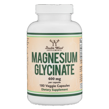 Double Wood Supplements Magnesium Glycinate (Глицинат магния) 400 мг 180 капсул