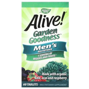 Nature's Way Alive! Garden Goodness Men's Multivitamin (Мультивитамины для мужчин) 60 таблеток