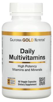 California Gold Nutrition Daily Multivitamins 60 капсул