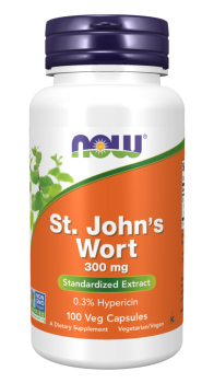 NOW St. John's Wort (Зверобой) 300 мг 100 вег капсул