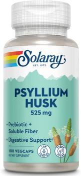 Solaray Psyllium Husk (Шелуха подорожника) 525 мг 100 вег капсул