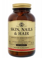 Solgar Skin Nails & Hair Advanced MSM Formula (Кожа, Ногти, Волосы) 120 таблеток
