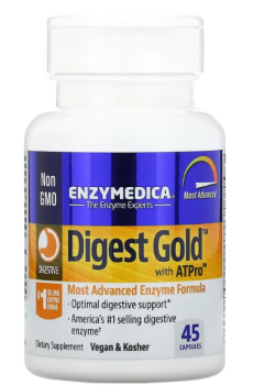 Enzymedica Digest Gold с ATPro (передовая ферментная формула) 45 капсул