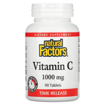 Natural Factors Vitamin C (витамин C, медленное высвобождение) 1000 мг 90 таблеток