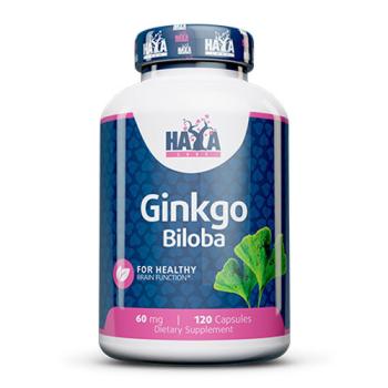 Haya Labs Ginkgo Biloba (Гинко Билоба) 60 мг 120 капсул, срок годности 03/2024