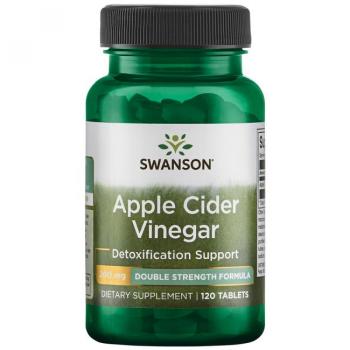 Swanson Apple Cider Vinegar Double Strength (Яблочный уксус) 200 мг 120 таблеток