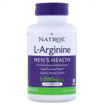 Natrol L-Arginine (L-Аргинин) 3000 мг 90 таблеток