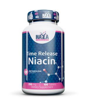 Haya Labs Niacin Time Release (Ниацин медленного высвобождения) 250 мг 100 таблеток