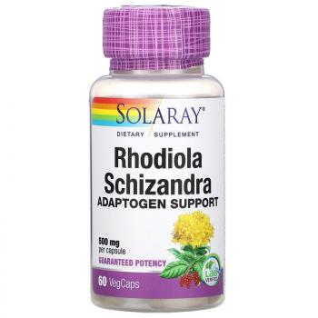 Solaray Rhodiola Schizandra (Родиола и лимонник) 500 мг 60 капсул