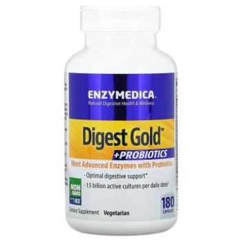 Enzymedica Digest Gold + пробиотики 180 капсул
